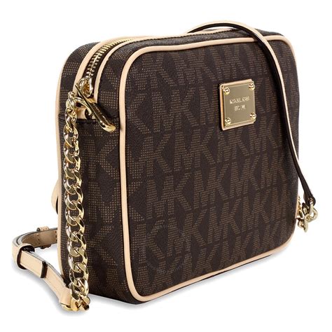 michael kors brown cross body bag|Michael Kors brown suede purse.